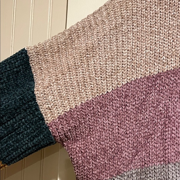 ODDY Women's Colorblock Cardigan - Picture 3 of 4